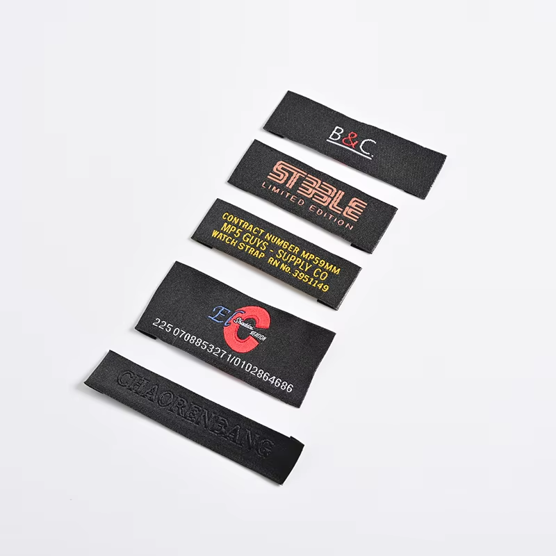embroidered garment labels,garment label tags,garment fabric labels